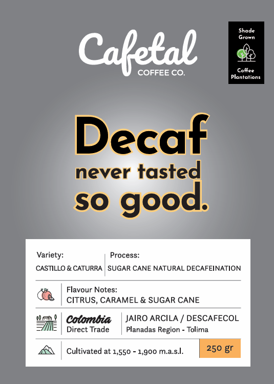 Decaf Cordillera Specialty Coffee Beans