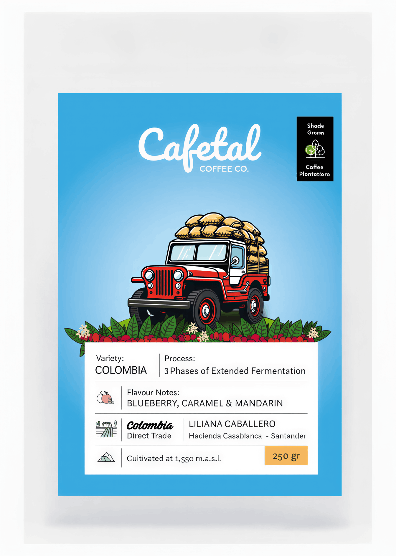 Colombia Triple Fermented Coffee Beans