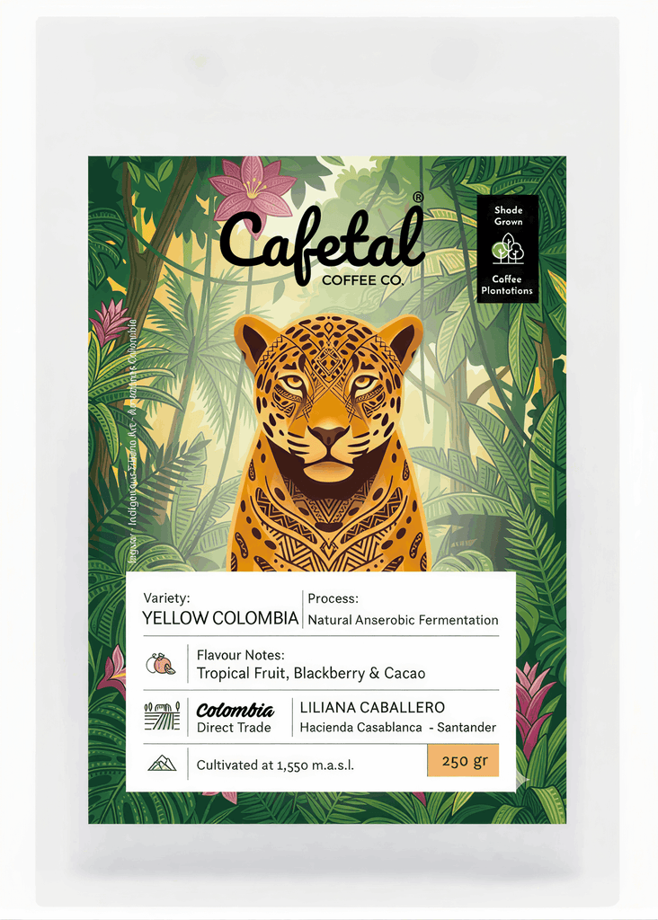Yellow Colombia Natural Coffee Beans